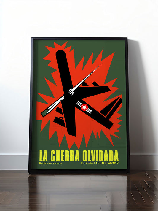 Historisches DDR Poster (A4 | A3 | A2 | A1) •  KUBA - LA GUERRA OLVIDADA (ORIGINAL POSTER)