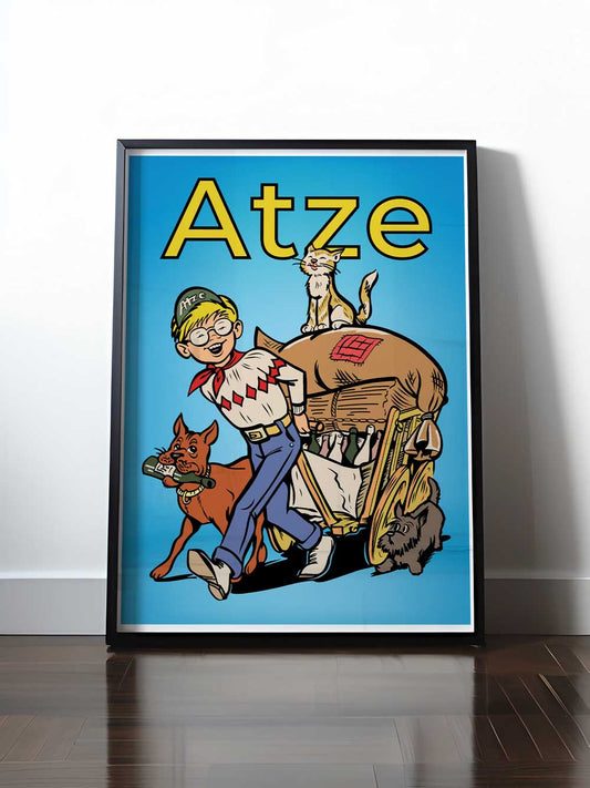 HISTORISCHES POSTER (A4 | A3 | A2 | A1) • ATZE ORIGINAL COVER - 02