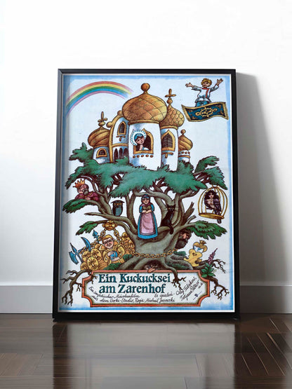 Historisches DDR Poster (A4 | A3 | A2 | A1) • EIN KUCKUCKSEI AM ZARENHOF - FILMPLAKAT