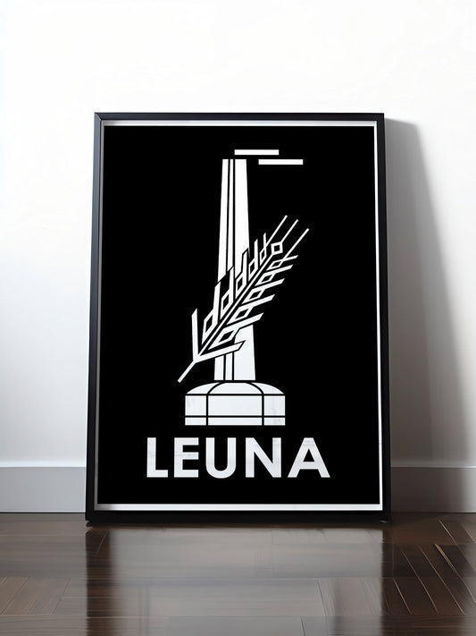 HISTORISCHES POSTER (A4 | A3 | A2 | A1) • LEUNA LOGO