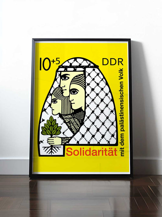 HISTORISCHES POSTER (A4 | A3 | A2 | A1) • SOLIDARITÄT MIT DEM PALÄSTINENSISCHEN VOLK