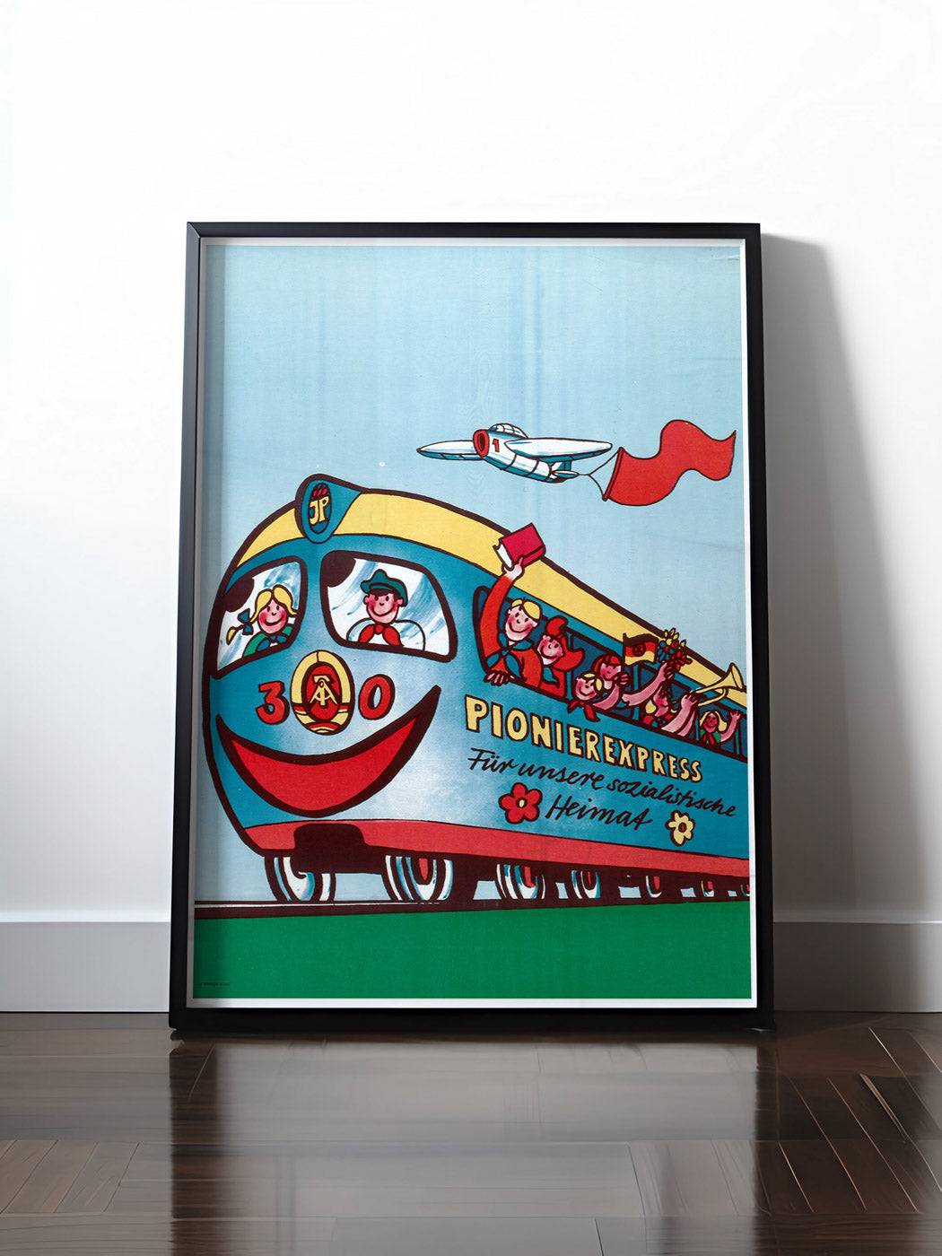 Historisches DDR Poster (A4 | A3 | A2 | A1) • DDR: PIONIEREXPRESS