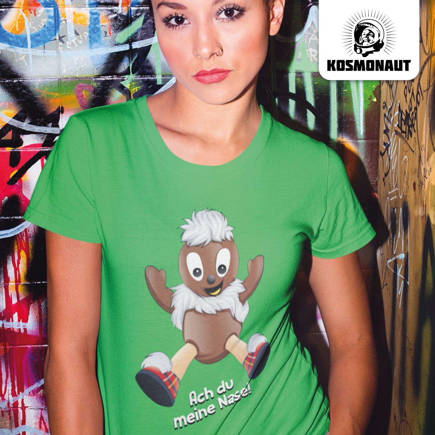 DDR Ostalgie Shirt Mädels • UNSER SANDMÄNNCHEN - PITTIPLATSCH - ACH DU MEINE NASE!