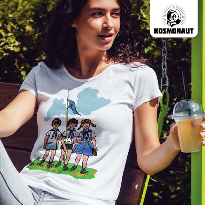 DDR Ostalgie Shirt Mädels • JUNGE PIONIERE - PIONIERAUSWEIS