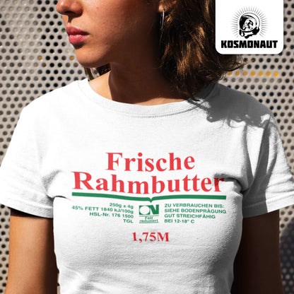 DDR Ostalgie Shirt Unisex • FRISCHE RAHMBUTTER - KONSUM