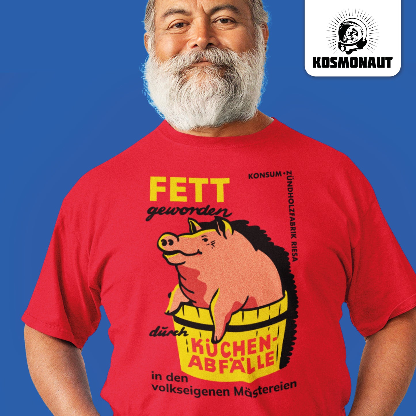 DDR Ostalgie Shirt Unisex • RIESA - FETT GEWORDEN DURCH KÜCHENABFÄLLE