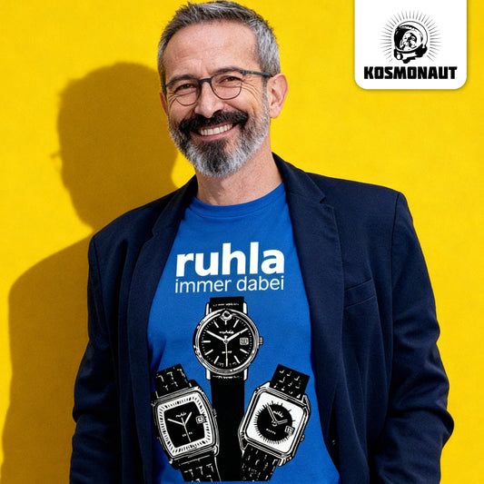 DDR Ostalgie Shirt Unisex • VEB UHRENWERK RUHLA (ORIGINAL PLAKAT)