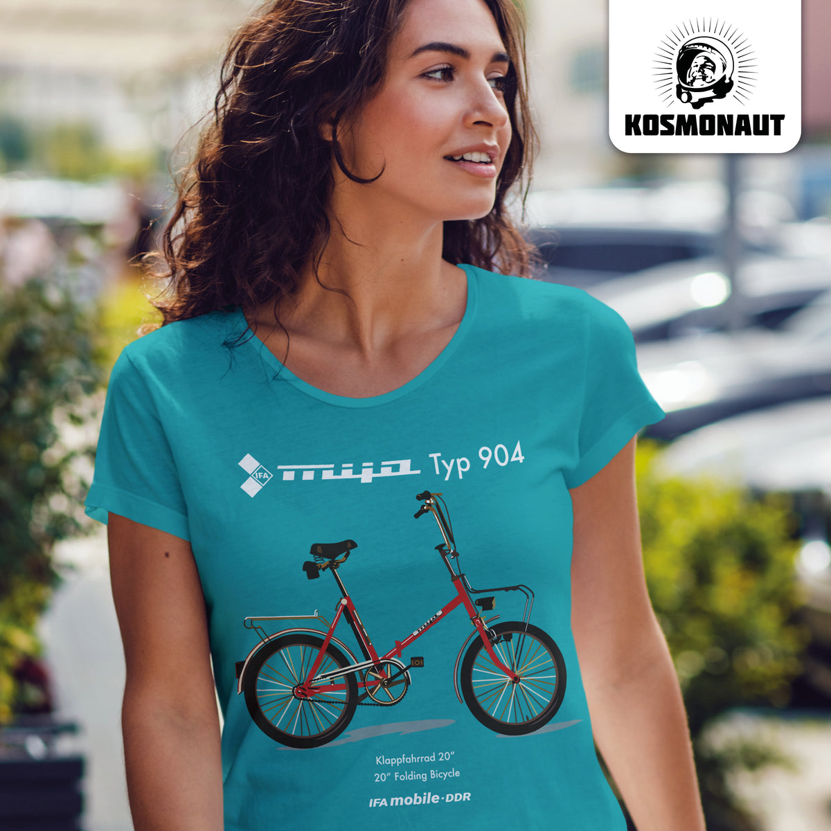 DDR Ostalgie Shirt Mädels • MIFA KLAPPRAD TYP 904 - ORIGINAL WERBUNG