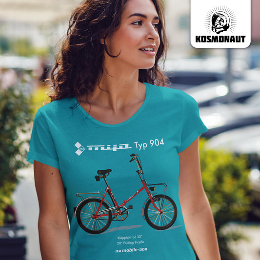 DDR Ostalgie Shirt Mädels • MIFA KLAPPRAD TYP 904 - ORIGINAL WERBUNG