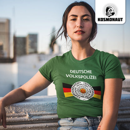 DDR Ostalgie Shirt Unisex • DEUTSCHE VOLKSPOLIZEI - ORIGINAL WIMPEL